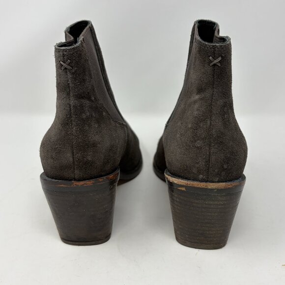 rag & bone women's Razor Chelsea boots grey suede 35 - Picture 5 of 10
